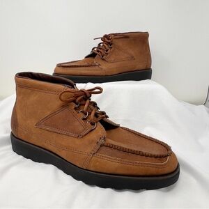 ROUNDTREE & YORKE brown leather shoe / ankle boot men’s size 9